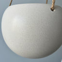 Orbit Hanging Planter Oatmeal Small 14cm